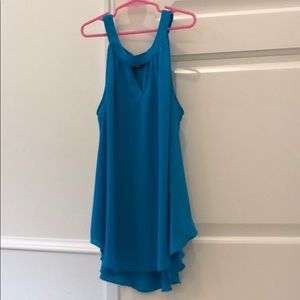 flowy blue tank!!